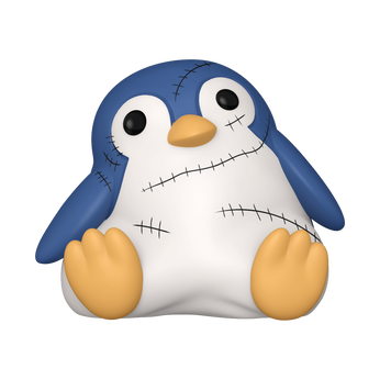 Pop! Penguin with Stitches, Image 1