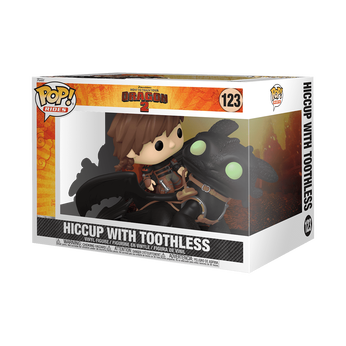 Pop! Rides Deluxe Hiccup with Toothless, Image 2