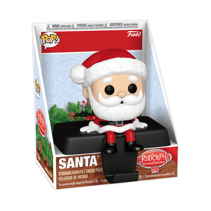 Pop! Stocking Hanger Santa, , hi-res view 2