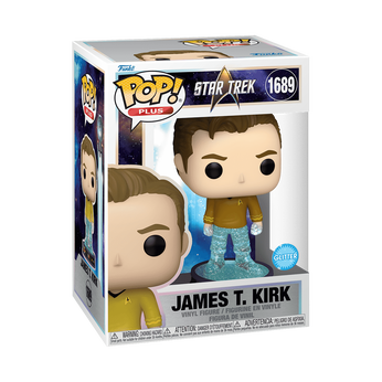 Pop! Plus James T. Kirk (Transporter) (Glitter), Image 2