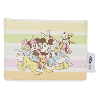 Mickey & Friends Rainbow Stripes Card Holder, , hi-res view 1