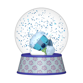 Sleeping Stitch Mini Glitter Globe, , hi-res view 1