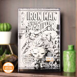 Pop! Comic Covers Iron Man #1 (Black & White), , hi-res view 1
