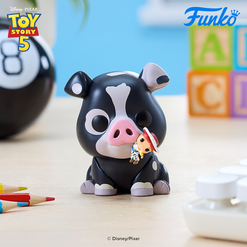 Pop! Blaze's Pet Pig with Jessie (Toy Story 5) FWlifestyle1 view 2
