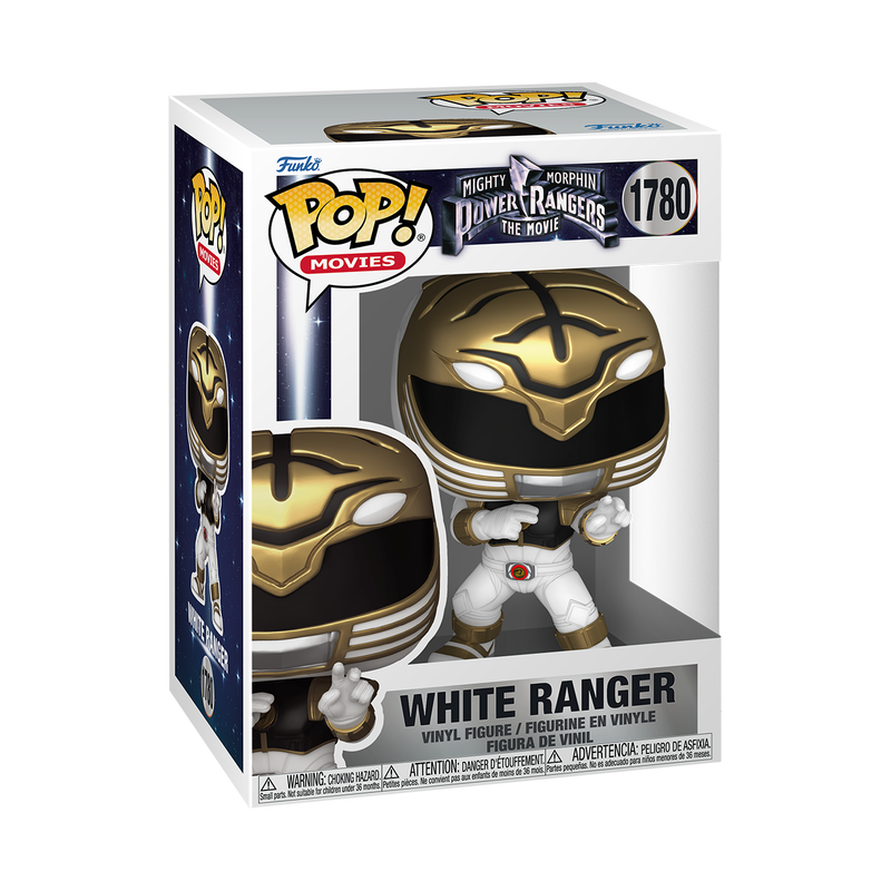 Pop! White Ranger (Power Rangers: The Movie), , hi-res view 2