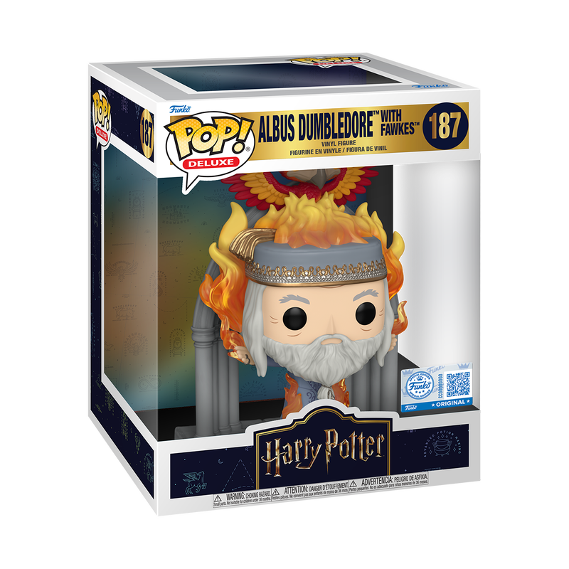 Pop! Deluxe Albus Dumbledore with Fawkes, , hi-res view 3