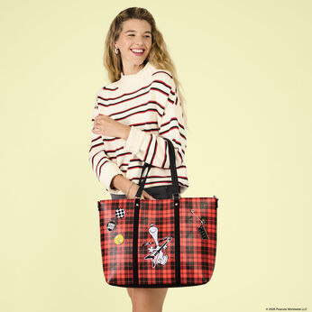 Peanuts Punk Snoopy Grunge Tote Crossbody Bag, , hi-res view 2