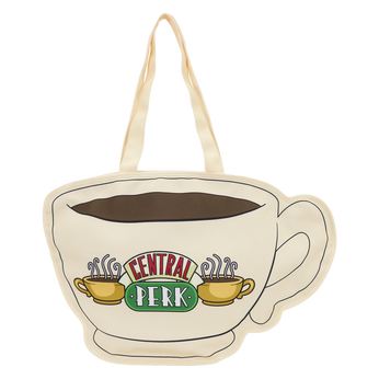 Friends Central Perk Coffee Cup Oversized Canvas Tote Bag, , hi-res view 1