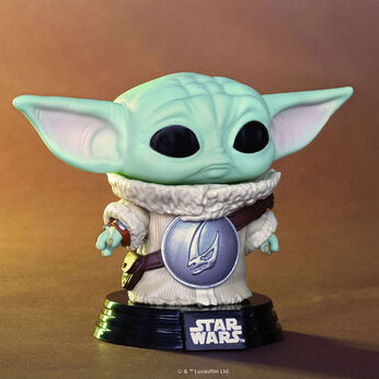 Pop! Grogu with Mudhorn Chest Armor FWlifestyle1 view 2