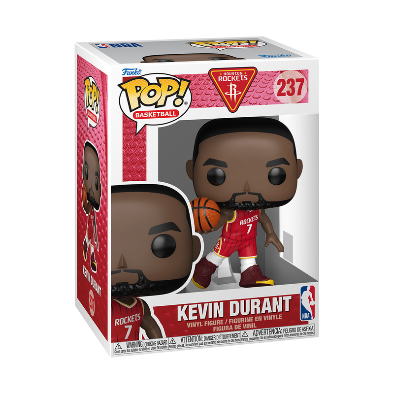 Pop! Kevin Durant (Red Icon Edition Jersey), , hi-res view 2