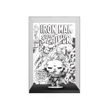 Pop! Comic Covers Iron Man #1 (Black & White), Image 2