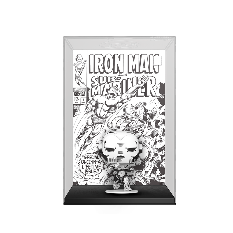 Pop! Comic Covers Iron Man #1 (Black & White), , hi-res view 2