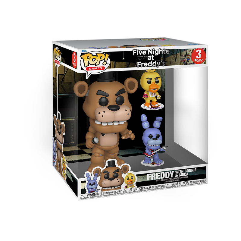 Pop! Jumbo Freddy with Bonnie & Chica 3-Pack, , hi-res view 2