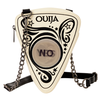 Ouija Planchette Lenticular Glow Figural Crossbody Bag, Image 1
