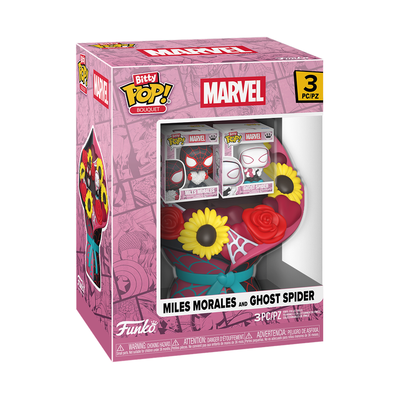 Bitty Pop! Bouquet Mile Morales & Ghost Spider (Valentine), , hi-res view 3