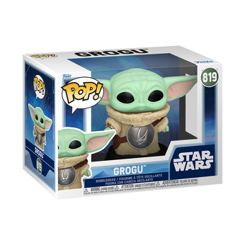 Pop! Grogu with Mudhorn Chest Armor, Image 2