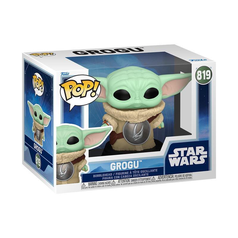 Pop! Grogu with Mudhorn Chest Armor, , hi-res view 3