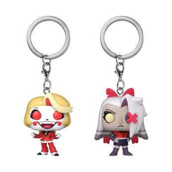 Pop! Keychain Charlie & Vaggie 2-Pack, Image 1