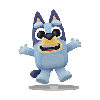 Pop! Bluey Jumping (Flocked), , hi-res view 1