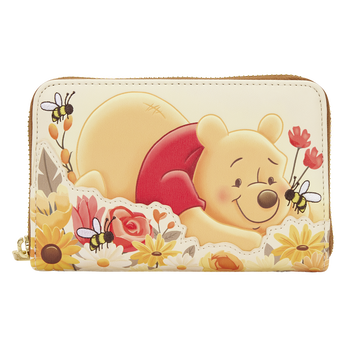 Winnie the Pooh Bees & Flowers Zip Around Wallet, Image 1