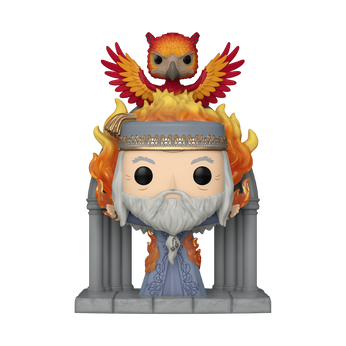 Pop! Deluxe Albus Dumbledore with Fawkes, Image 1