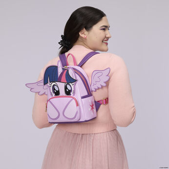 My Little Pony Twilight Sparkle Cosplay Glitter Mini Backpack, Image 2