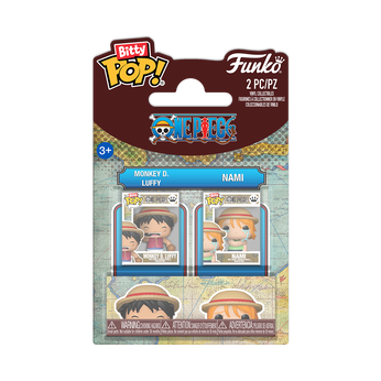 Bitty Pop! Monkey D. Luffy & Nami 2-Pack, , hi-res view 1