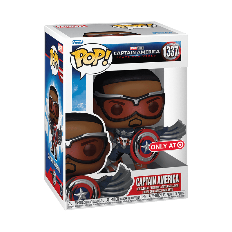 Pop! Captain America (Sam Wilson) (Comic Deco), , hi-res view 2