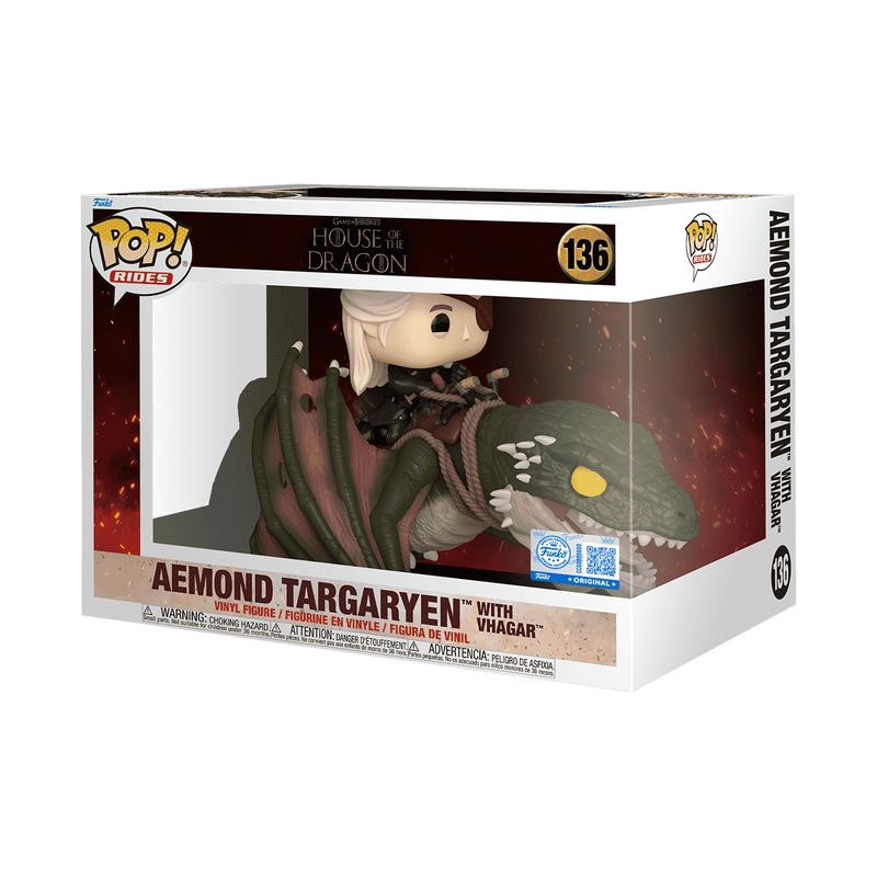 Pop! Rides Deluxe Aemond Targaryen with Vhagar, , hi-res view 3