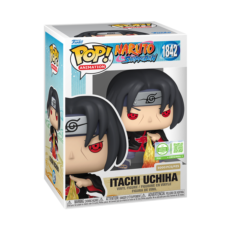 Pop! Itachi Uchiha (Fireball Jutsu) with Pop! Protector, , hi-res view 3