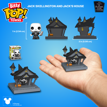 Bitty Pop! Towns Jack Skellington and Jack's House, Image 2
