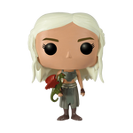 Pop! Daenerys Targaryen with Red Dragon, , hi-res view 1
