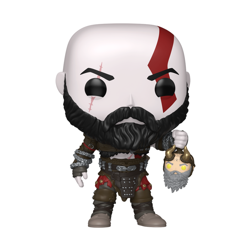 Pop! Kratos with Mimir&rsquo;s Head (God of War Ragnar&ouml;k), , hi-res view 1