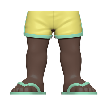BAP- FM - SK4 - Legs - YW Shorts GR Sand, Image 1