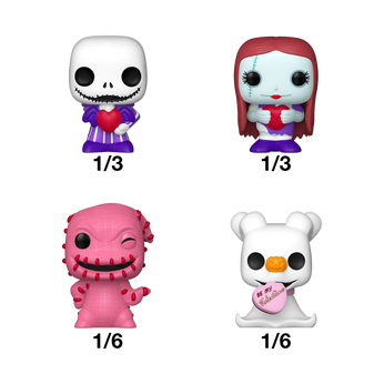 Mystery Bitty Pop! The Nightmare Before Christmas (Valentine’s Day), Image 2