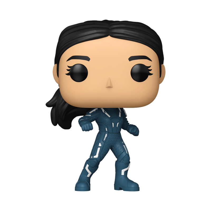 Pop! Eve Kim (Glow) (Tron: Ares) with Pop! Protector, , hi-res view 2