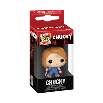 Pop! Keychain Chucky with Knife, Image 2