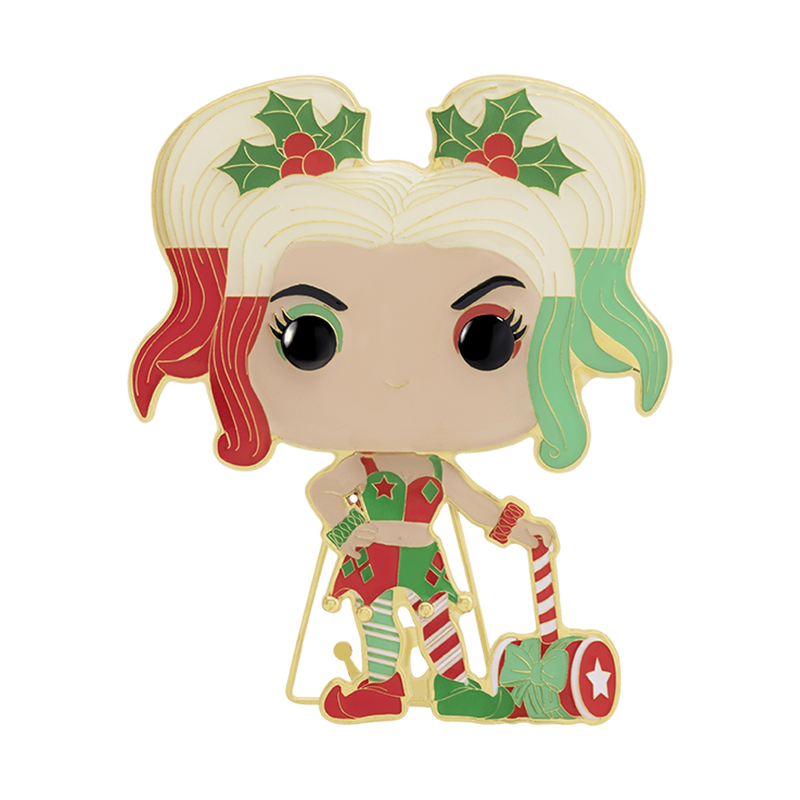Pop! Pin Holiday Harley Quinn, , hi-res view 2