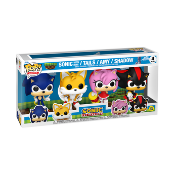Pop! Sonic the Hedgehog 4-Pack (Glow), , hi-res view 2