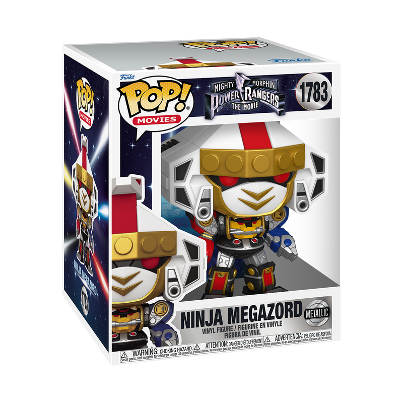 Pop! Super Ninja Megazord (Power Rangers: The Movie) (Metallic), , hi-res view 2