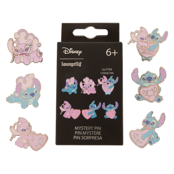 Stitch & Angel Be Mine Mystery Box Pin, , hi-res view 1