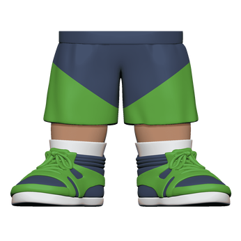 BAP- ML - SK3 - Legs - BU/GR Shorts BU/G, Image 1
