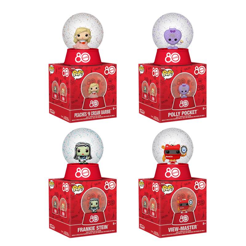 Retro Toys (Mattel 80th) Snow Globes, , hi-res view 1
