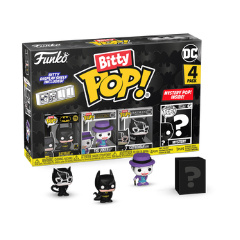 Bitty Pop! Batman 85th Anniversary 4-Pack Series 1, Image 1
