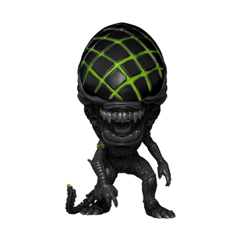 Pop! Grid Xenomorph (Glow) with Pop! Protector, , hi-res view 1