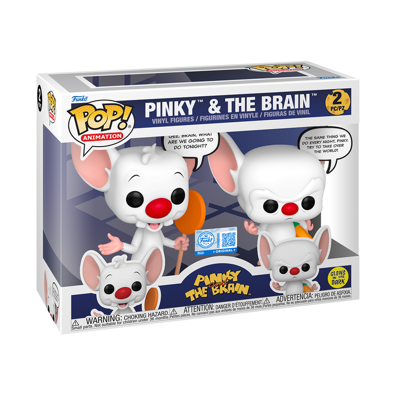 Pop! Pinky & the Brain 2-Pack (Glow), , hi-res view 3