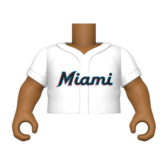 PY: Torso- ML SK5 Jersey WH- Marlins, Image 1