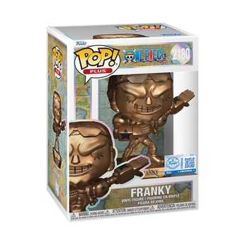 Pop! Plus Franky Statue (Bronze) with Pop! Protector, Image 2