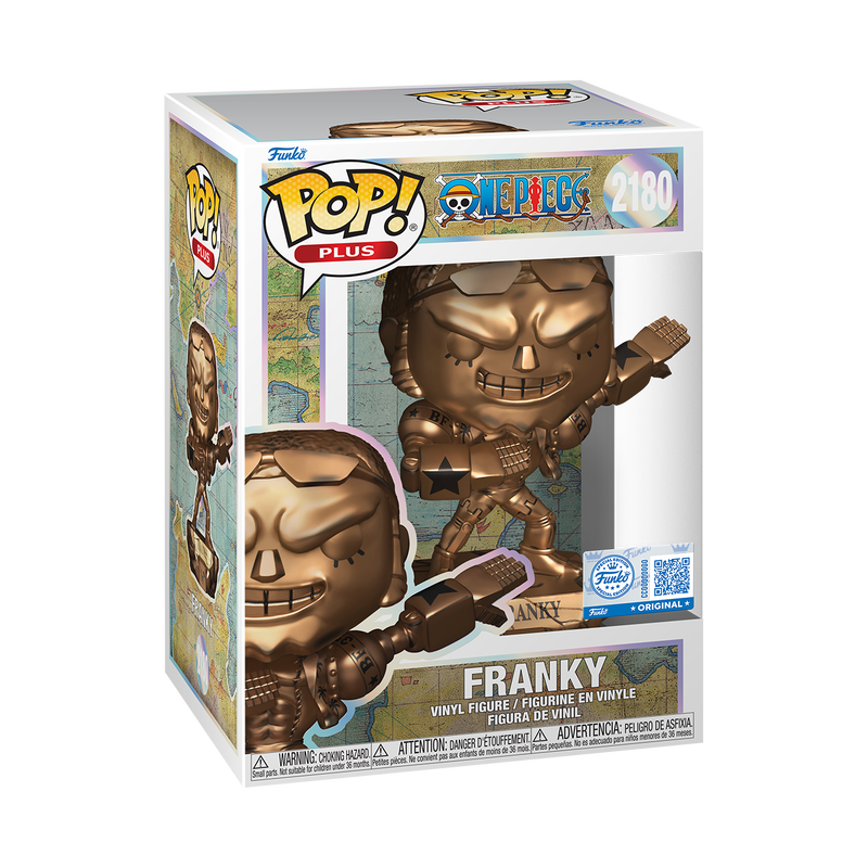Pop! Plus Franky Statue (Bronze) with Pop! Protector, , hi-res view 2