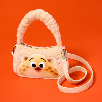 Zootropolis 2 Officer Clawhauser Cotton Candy Plush Cosplay Crossbody Bag, Image 2